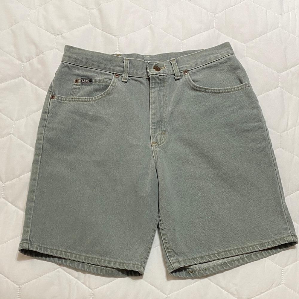 Lee Men's Size 33 Grayish Green Jean Shorts
